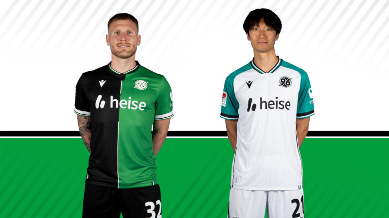 Komplett: Hannover 96 präsentiert Auswärts- und Ausweichtrikot für die neue Saison