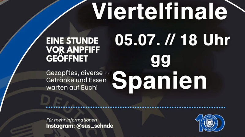 SuS Sehnde erweitert Public Viewing-Angebot