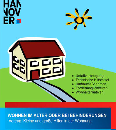 Vortrag „Wohnen im Alter oder bei Behinderungen“ in Lehrte – Wohnberatung der Region Hannover stellt sich vor