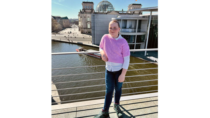 „Ich will Kanzlerin werden!“: Sehnderin Ailika Reimann beim Zukunftstag im Bundestag