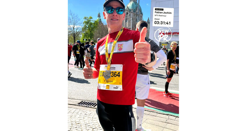 Läufer vom MTV Rethmar beim Hannover-Marathon 2025