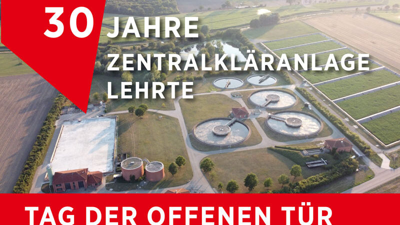 Zentralkläranlage Lehrte feiert 30-jähriges Bestehen mit Tag der offenen Tür