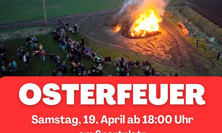 Osterfeuer in Müllingen/Wirringen