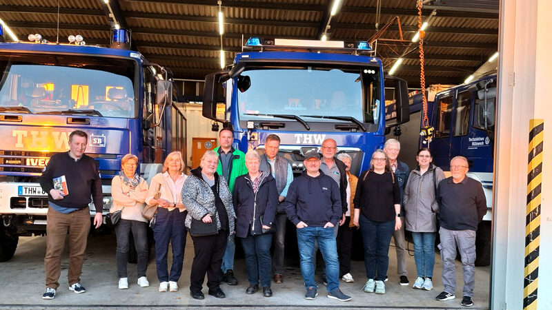 Sehnder Tafel besucht THW in Lehrte