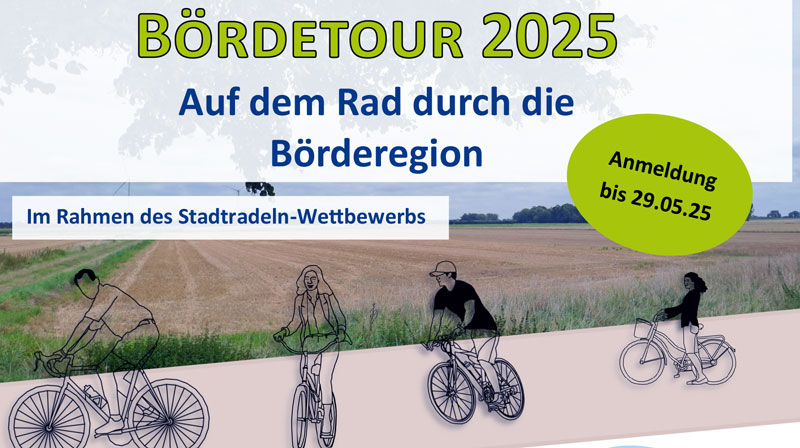 Bördetour 2025: Mitradeln und Kilometer sammeln