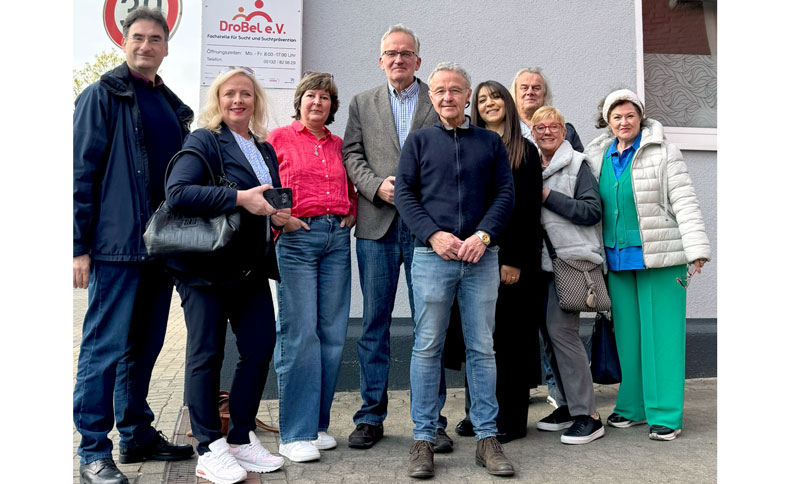 Aufgaben im Umgang mit Crack-Konsum nehmen zu: CDU-Fraktion besucht DroBeL