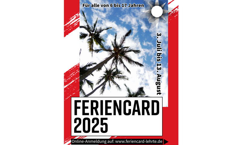 FerienCard 2025 für Lehrte fertiggestellt