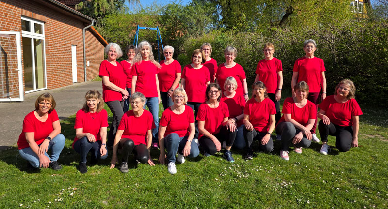 Happy Dancers des MTV Wassel: Neue T-Shirts und Vorbereitung auf das Sehnder Bergfest