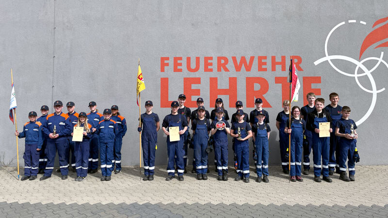 Jugendfeuerwehr Ahlten erreicht 1. Platz beim Orientierungs-Marsch in Lehrte