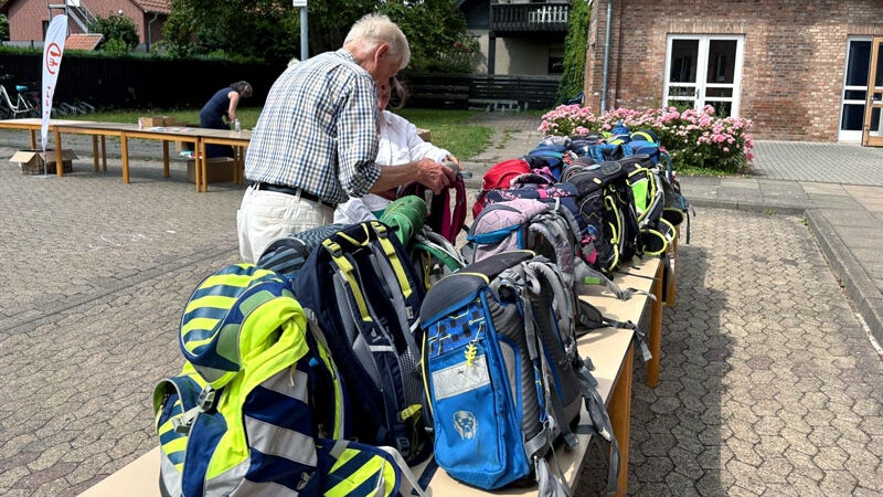 Ranzen-Aktion 2025 des Civitan Clubs Sehnde: Hilfe, die ankommt