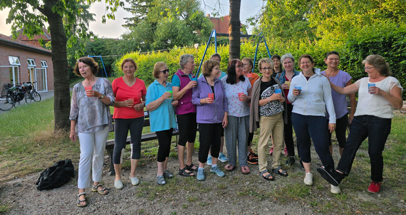 Sommerabschluss der Damenfitnesssparte beim MTV Wassel 