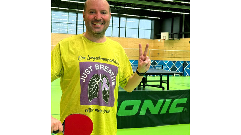 Tischtennis in Wassel mit transplantierter Lunge – Jesko dritter bei DM