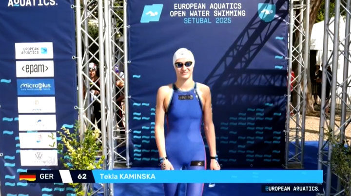 Tekla Kaminska schwimmt in Portugal unter die Top 17 in Europa