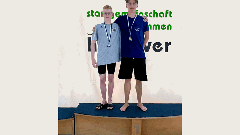 Lukas Krieger schwimmt zum norddeutschen Vizemeistertitel – zwei Aktive bei der Jugend-DM