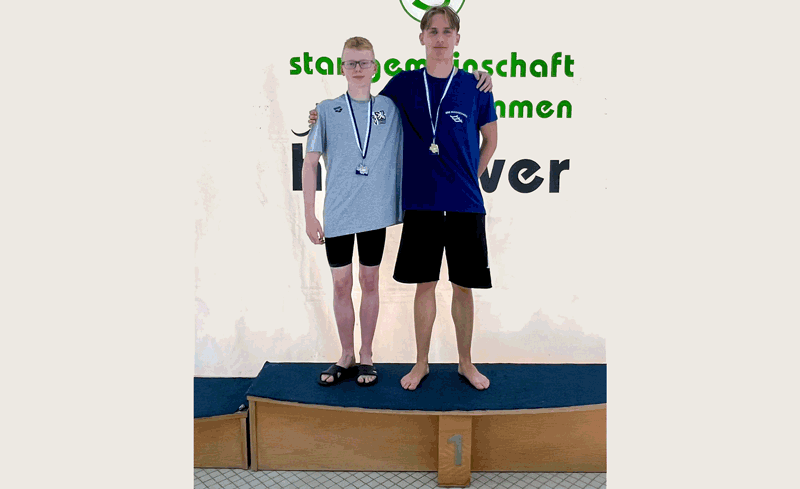 Lukas Krieger schwimmt zum norddeutschen Vizemeistertitel – zwei Aktive bei der Jugend-DM