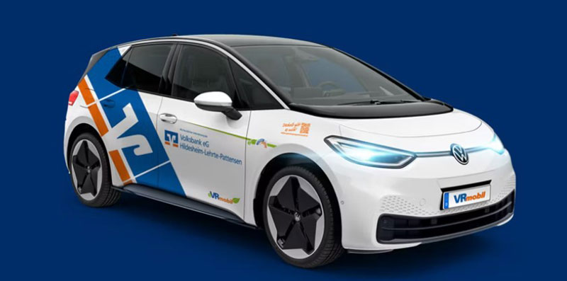 Volksbank Hildesheim-Lehrte-Pattensen vergibt ein eVRmobil im Leasingmodell