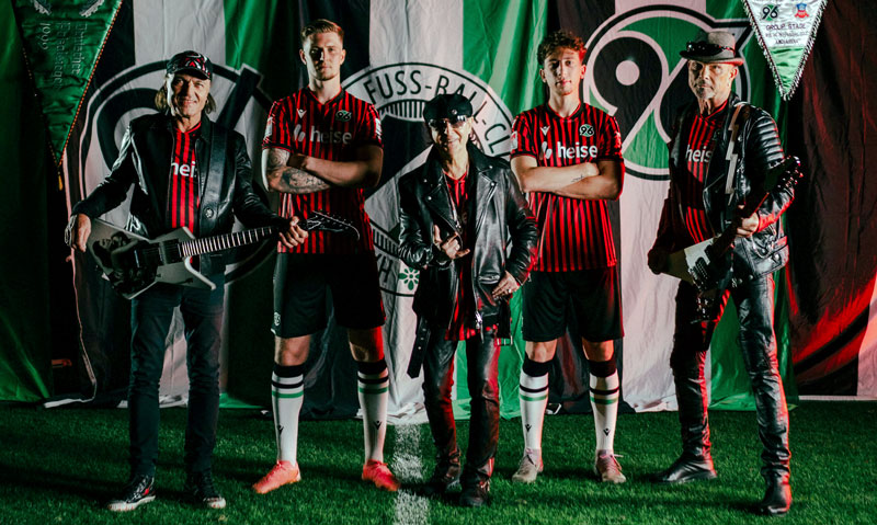 Scorpions und Hannover 96 präsentieren neues Heimtrikot 2025/26
