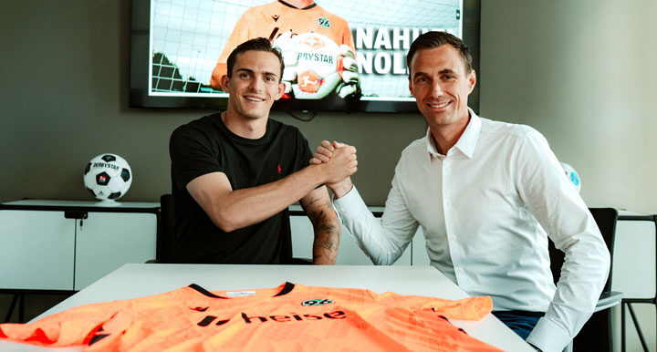 Deutscher U 21-Nationaltorwart Nahuel Noll kommt als Leihspieler zu Hannover 96