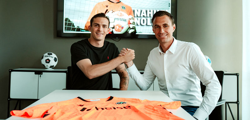 Deutscher U 21-Nationaltorwart Nahuel Noll kommt als Leihspieler zu Hannover 96