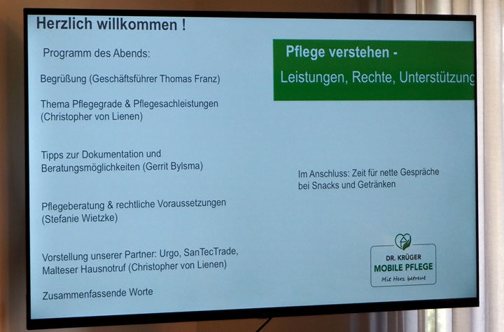 Großes Interesse an Informationen zur Pflege beim Info-Abend in Wassel