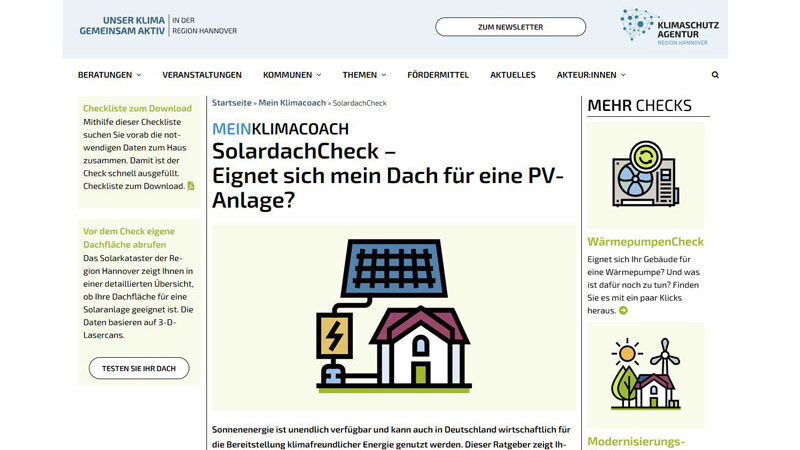 Neue Plattform von klimaschutz-hannover bündelt alle Informationen zur energetischen Gebäudesanierung