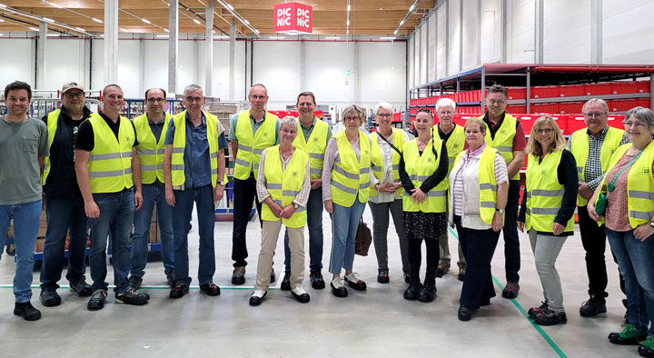 SPD- Ratsfraktion Sehnde besucht Picnic im Gewerbegebiet Sehnde-Ost