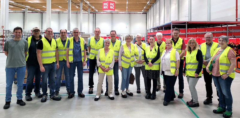 SPD- Ratsfraktion Sehnde besucht Picnic im Gewerbegebiet Sehnde-Ost