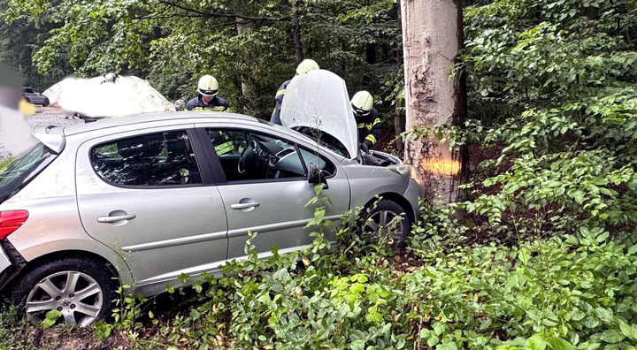 Verkehrsunfall auf der K 148 bei Müllingen – eine Verletzte