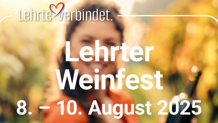 38. Lehrter Weinfest 2025: Motto „Cheers Lehrte“