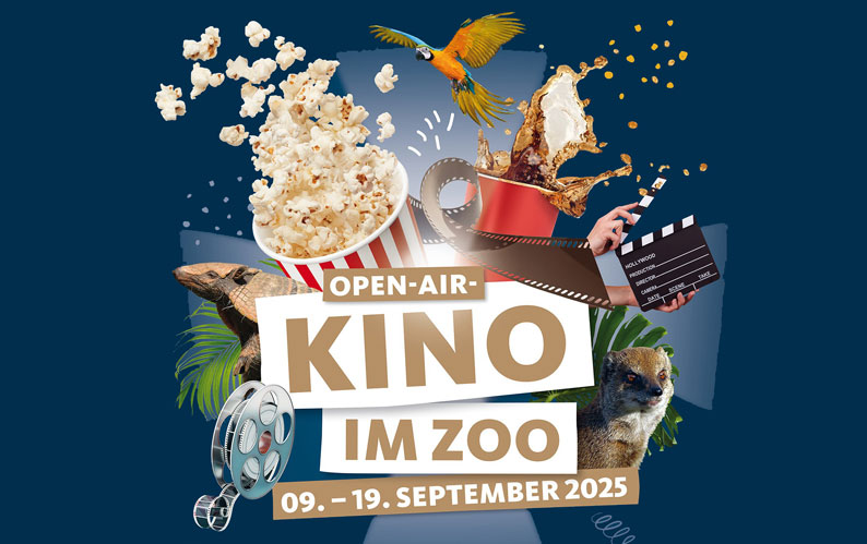 Spätsommer-Special: Open-Air-Kino im Erlebnis-Zoo