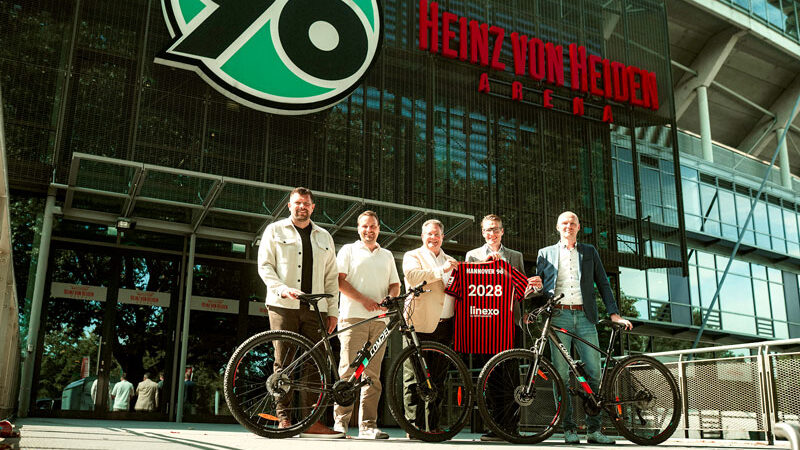 Neuer Mobilitätspartner: Hannover 96 künftig als Tandem mit linexo
