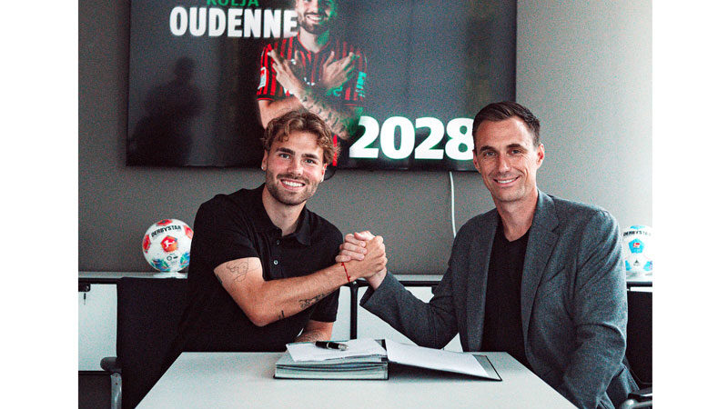 Kolja Oudenne will „gerne weiter Teil von dem, was hier entsteht“ sein und verlängert