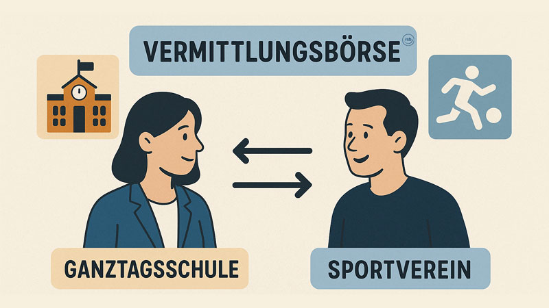 Regionssportbund startet Vermittlungsbörse für Ganztagskooperationen