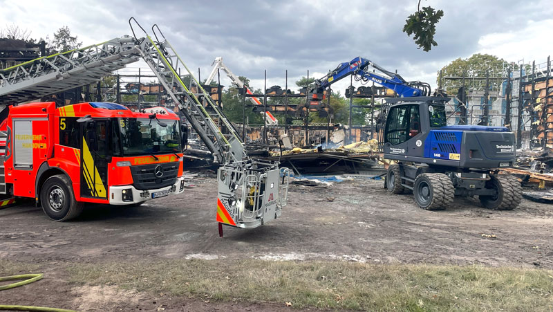 Abschlussmeldung zum Turnhallenbrand in Misburg