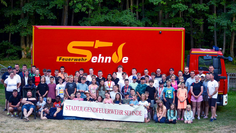 Sommerzeltlager der Sehnder Jugend- und Kinderfeuerwehren in Amelinghausen