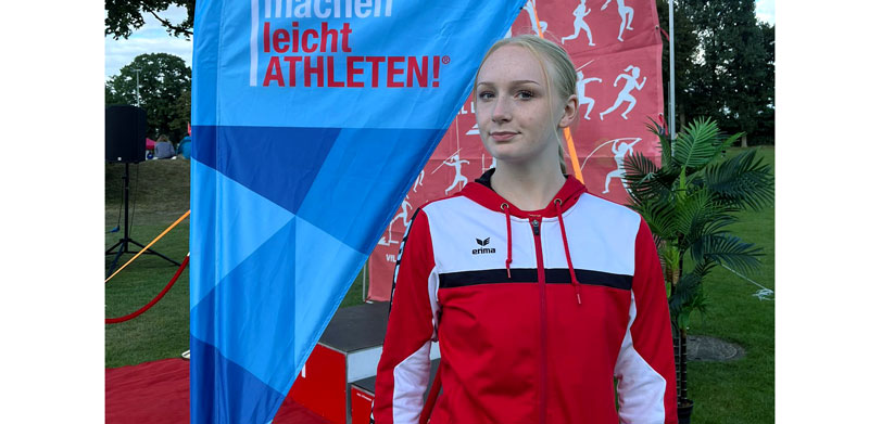 Baja Lüttich aus Sehnde holt sechsten Platz bei den Landesmeisterschaften U 18 im Weitsprung