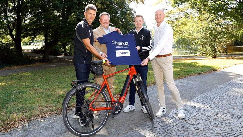 TSV Hannover-Burgdorf setzt aufs Rad – linexo neuer Team- und Mobilitätspartner Fahrrad