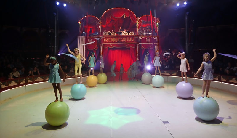 Kinderzirkus Giovanni: Vom Schloss Bellevue in das Circus-Theater Roncalli