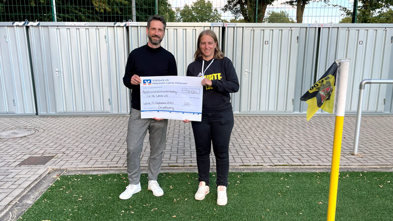 Crowdfunding-Aktion: SV 06 Lehrte freut sich über neue Container für Trainingsmaterialien