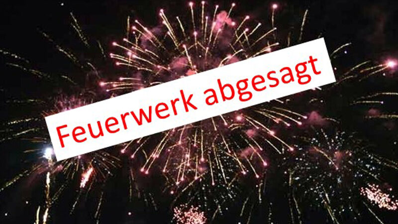 Feuerwerkerausbildung abgesagt – Sturm verhindert Feuerwerk