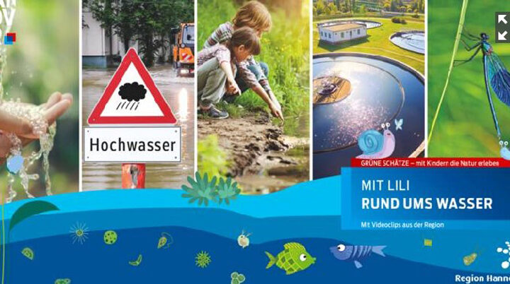 Interaktives Rätselheft für Kinder: „Mit Lili rund ums Wasser“