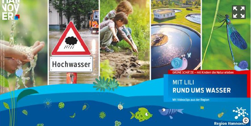 Interaktives Rätselheft für Kinder: „Mit Lili rund ums Wasser“