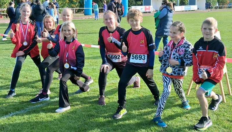 Neun MTV-Mädchen und Jungen am Benther Berg dabei