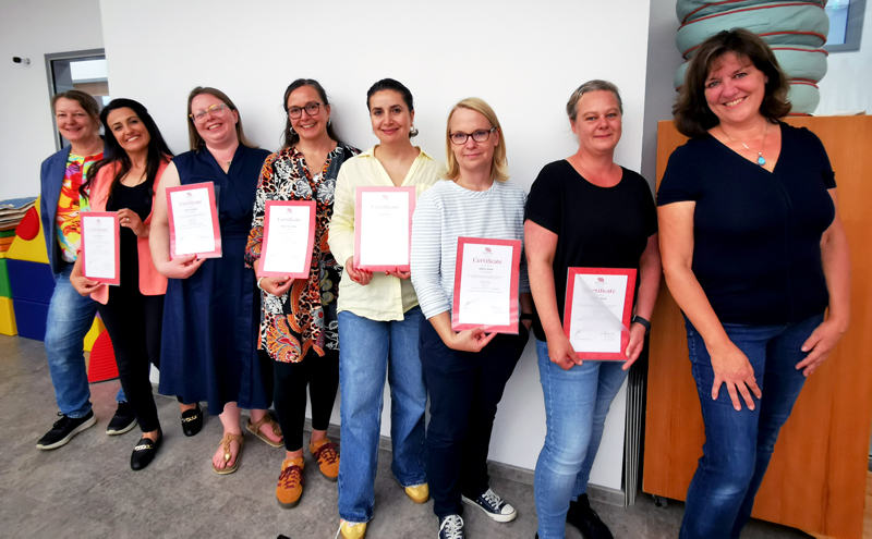 Sechs neue Marte Meo Trainerinnen für Lehrter Kindertagesstätten