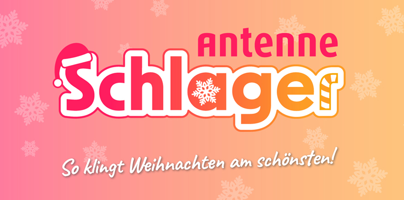 Antenne Schlager wandelt sich in der Adventszeit zum DAB+ Weihnachtssender Nummer 1