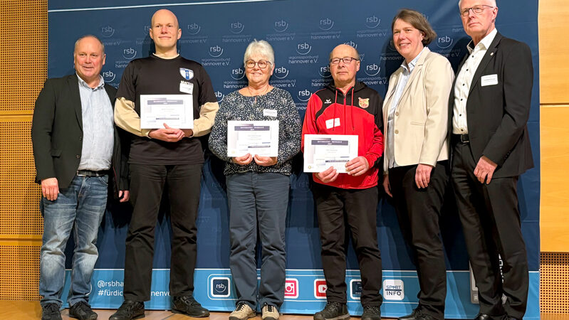 Ehrung für Veranstalter für das Deutsche Sportabzeichen: MTV Rethmar erneut auf Platz 3