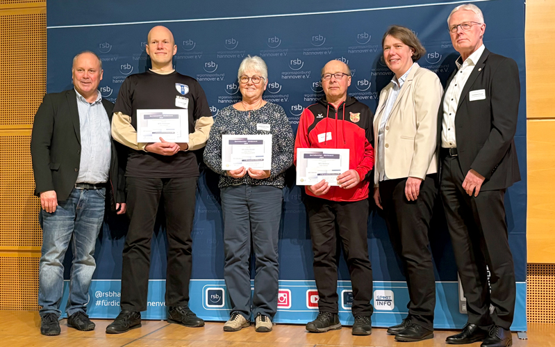 Ehrung für Veranstalter für das Deutsche Sportabzeichen: MTV Rethmar erneut auf Platz 3