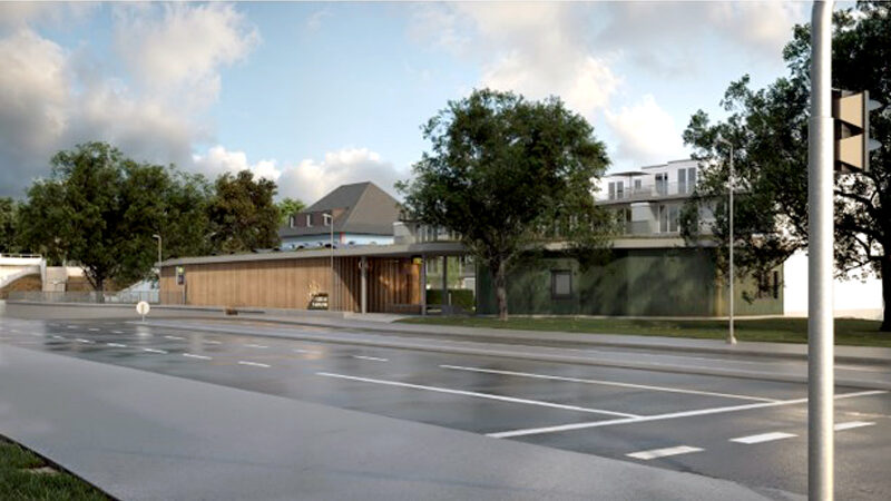 Fahrradparkhaus am Bahnhof: Die Seilscheibe zieht um, Baustart rückt näher