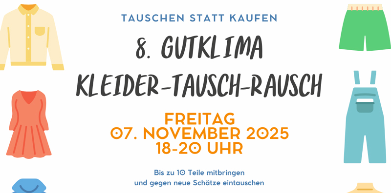 GutKlima Kleider-Tausch-Rausch im Klimazentrum Sehnde: „Tauschen statt Kaufen“