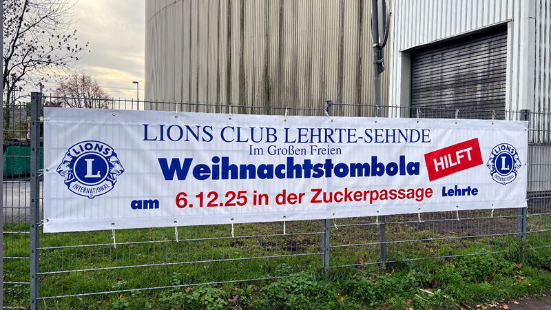 Spendenaufruf: Gemeinsam Gutes tun mit dem Lions Club Lehrte-Sehnde